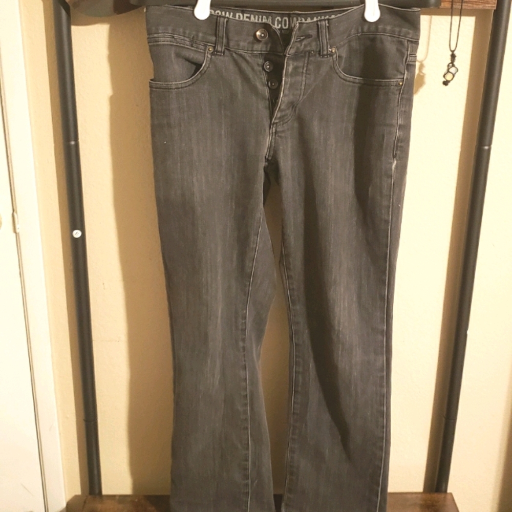 KR3W slim fit grey jeans